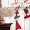 100 Pcs Christmas Tree Picks Sprays 10.24 Inch Glitter Artificial Pine Leaves Cedar stem Faux Pine Needles Greenery Cedar Branches Ornament for Home Garland Wreath Winter Decor(Champagne Gold)